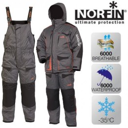 Kostiumas žieminis Norfin Dicovery Grey 2 dalių Kostiumas žieminis Norfin Dicovery Grey 2 dalių
