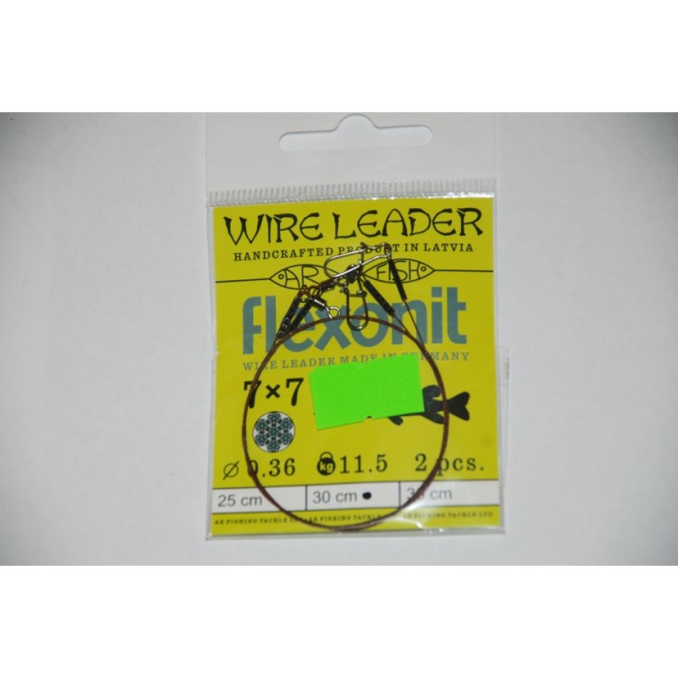 Pavadėlis  WIRE  LEADER  11,5kg - 35cm